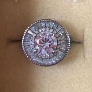 Size 7 Bella Ring with Baguettes